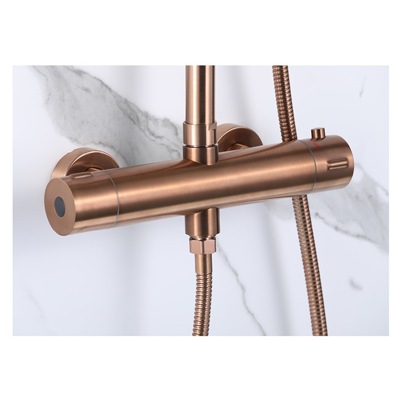 38℃ thermostat shower 304 staintess steel constant temperature shower